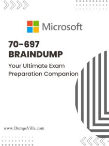 70-697 BrainDump